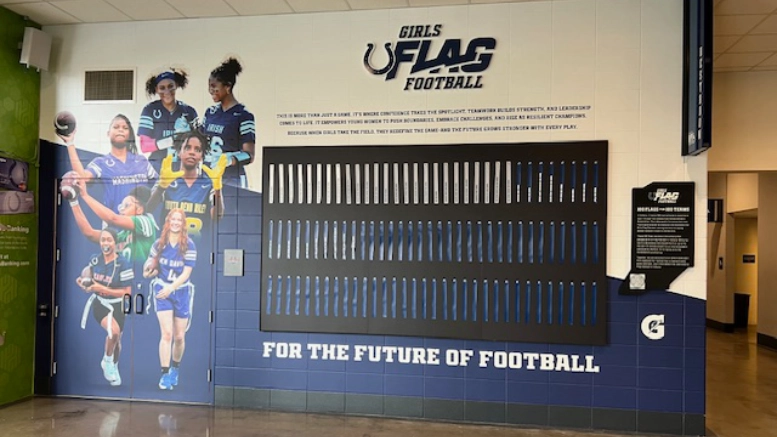 Indianapolis Colts salute Girls Flag Football at Lucas Oil Stadium