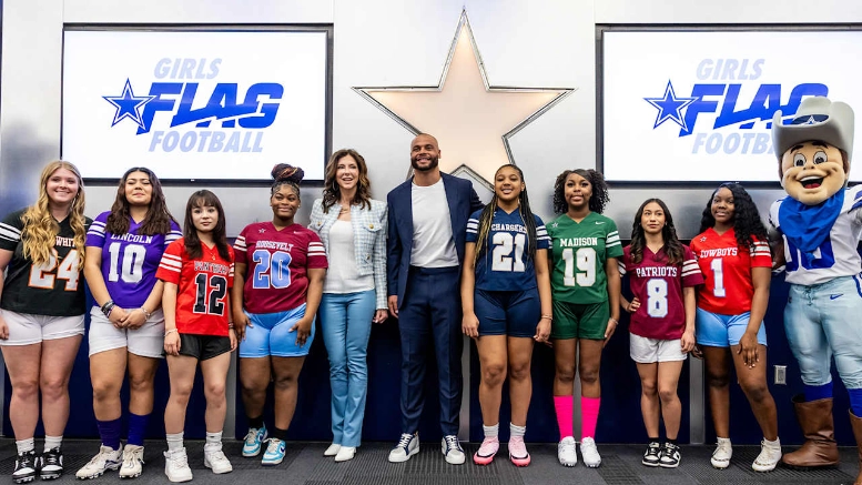 Dallas Cowboys Girls Flag Football League Dallas/Fort Worth Coach of the Week winners