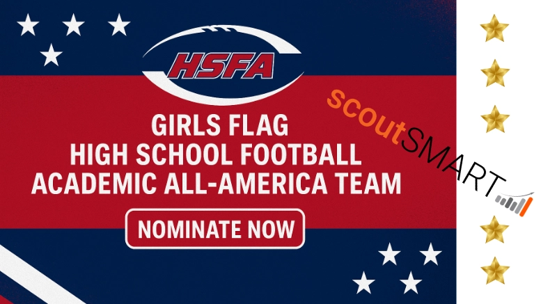 High School Football America announces girls' flag Academic All-America team.