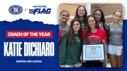 The New York Giants have selected Coach Katie DiChiaro from Somers High School (Somers, NY) as the inaugural recipient of the High School Girls Flag Football Coach of the Year award for the 2025 season.