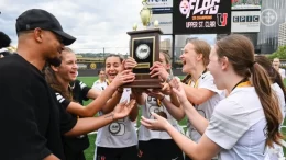Upper St. Clair wins Pittsburgh Steelers girls flag football championship.