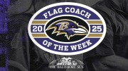 For the second year in a row, the Baltimore Ravens are honoring area high school flag coaches with their Girls Flag Coach of the Week award.